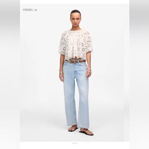 Madewell Low-Slung Baggy Crop Jeans